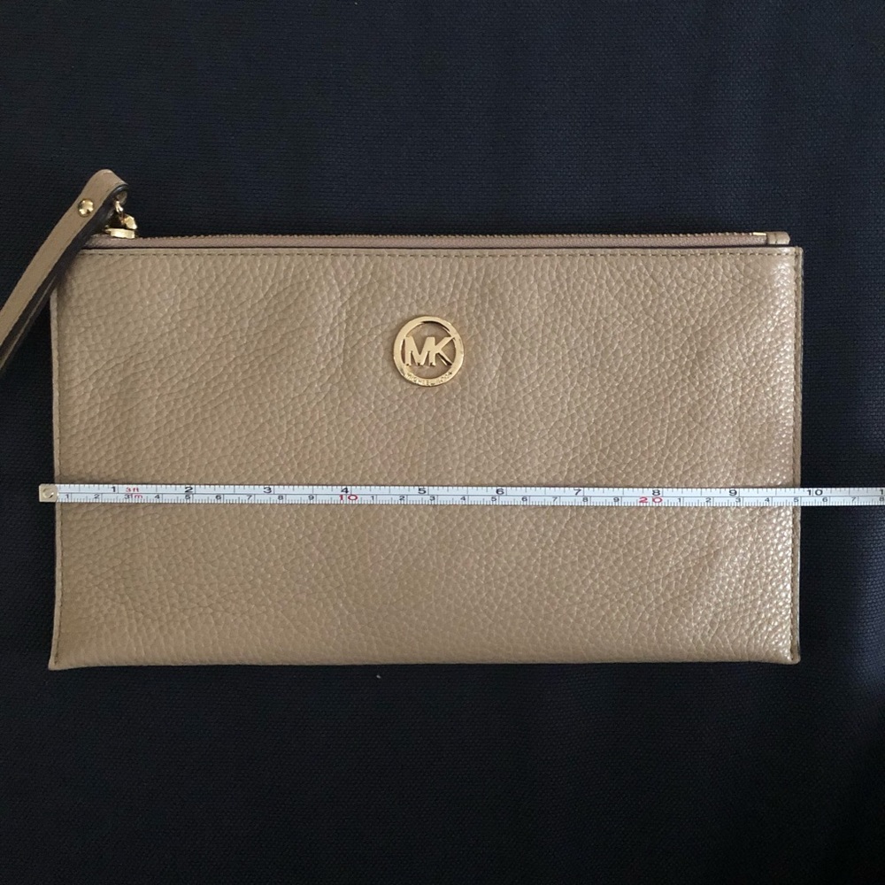 MK Leather Wristlet - Picture 7 of 8